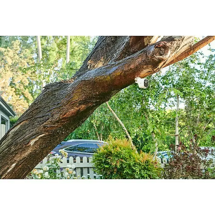 Arlo Überwachungskamera Essential 3er Set - 1.080 Pixel (Full HD), Erfassungswinkel: 130 °, Weiß, 3 Stk. - Anwendungsbeispiel