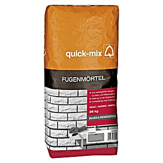 Quick-Mix Fugenmörtel FM (Grau, 25 kg)