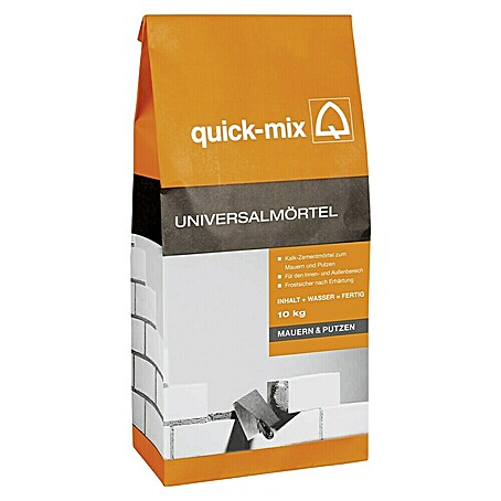 Quick-Mix Universalmörtel Mauer- und Putzmörtel (10 kg)