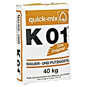Quick-Mix Mauer- & Putzmörtel K01 (40 kg, Chromatarm)
