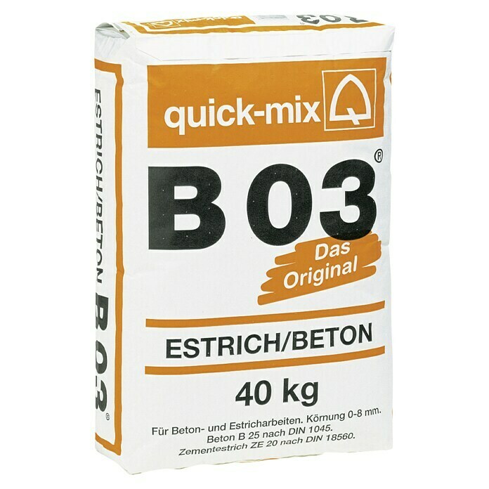 Quick-Mix Estrichbeton B 03 (40 kg, Chromatarm)