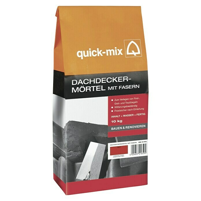 Quick-Mix Dachdeckermörtel (Rot, 10 kg)