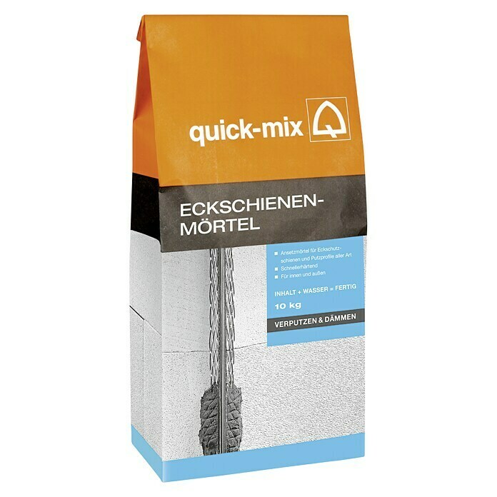 Quick-Mix Eckschutzschienenmörtel (10 kg, Schnell erhärtend)