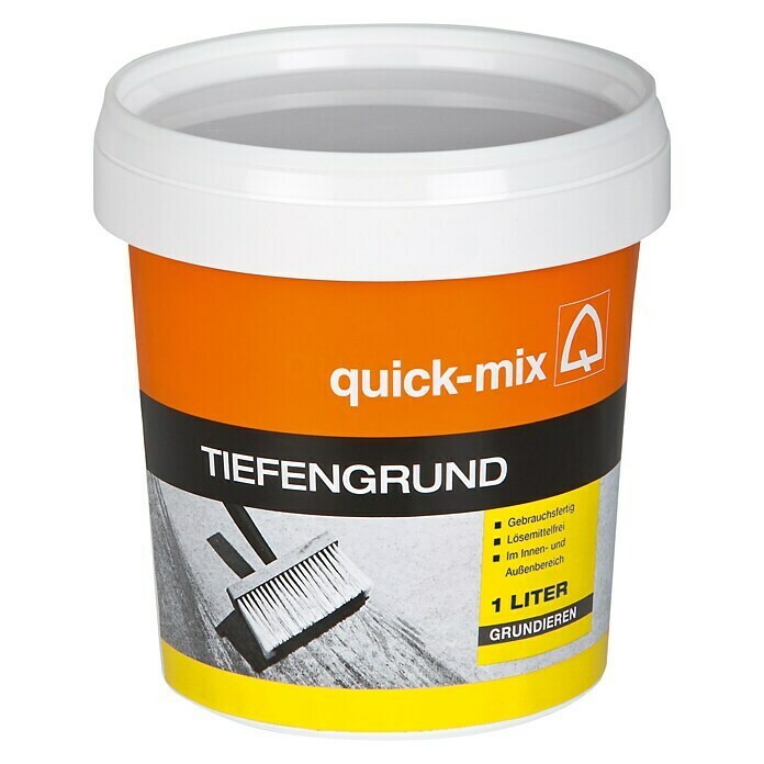 Quick-Mix Tiefengrund (1 l, Lösemittelfrei, Gebrauchsfertig)