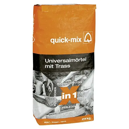 Quick-Mix  Universalmörtel Trass Uni-X in 1