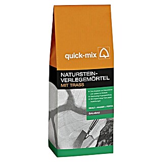 Quick-Mix Naturstein-Verlegemörtel (10 kg, Trass)