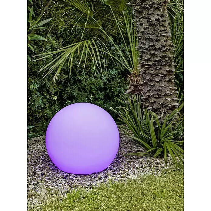 New Garden Design-Außenleuchte Buly 30 - Durchmesser: 30 cm, E27, IP65 - Stimmungsaufnahme