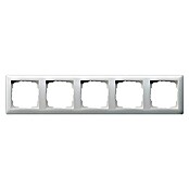 Gira System 55 Afdekraam (Kunststof, Wit, 5-voudig) | BAUHAUS