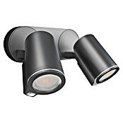 Steinel Aplique exterior LED con sensor SPOT DUO SC (14,6 W, L x An x Al: 17,5 x 24,7 x 9,8 cm, Antracita, Blanco cálido) | BAUHAUS