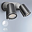 Steinel LED-Sensor-Außenwandleuchte SPOT DUO SC anthrazit (14,6 W, L x B x H: 17,5 x 24,7 x 9,8 cm, Anthrazit, Warmweiß) | BAUHAUS