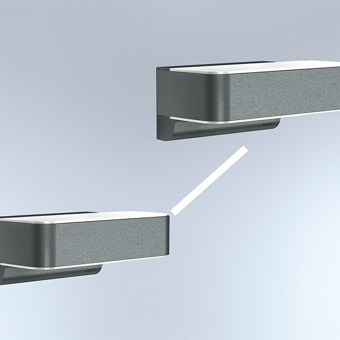 Steinel LED-Sensor-Außenwandleuchte L 810 SC anthrazit (L x B x H: 14,6 x  23 x 9,1 cm)