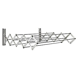 Juwel Wandwasrek RUCKZUCK (Breedte: 80 cm, Zilver)