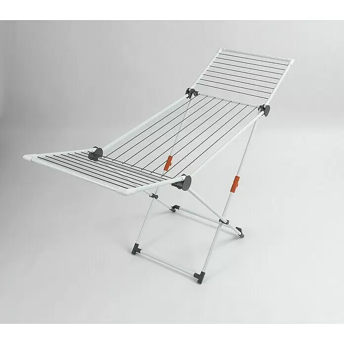 Juwel Flügel-Wäscheständer SuperDry Maxi - Länge Wäscheleine: 20 m, L x B x H: 117,4 x 57,9 x 7,9 cm, Obsidian Grey - Stimmungsaufnahme