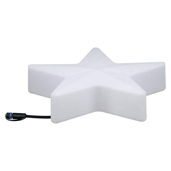 Paulmann Plug & Shine LED-Dekoleuchte (2,8 W, Weiß, L x B x H: 10 x 40 x 40 cm)
