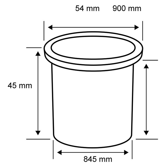 Paulmann Plug & Shine LED-Außenleuchte (8 W, Warmweiß, IP67, L x B x H: 90 x 5,4 x 4,5 cm)