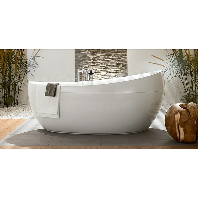 Villeroy & Boch Badewanne Aveo190 x 95 cm, Quaryl, Weiß Mood Shot