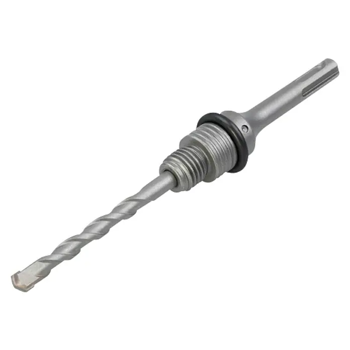 Wolfcraft Adaptador SDS-Plus - Diámetro de la broca: 8 mm - Primer plano de una broca de martillo SDS Plus para taladradoras, ideal para trabajos de hormigón.