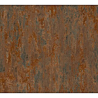 AS Creation Elements Vliestapete Patina (Braun/Kupfer, Metalloptik, 10,05 x 0,53 m)