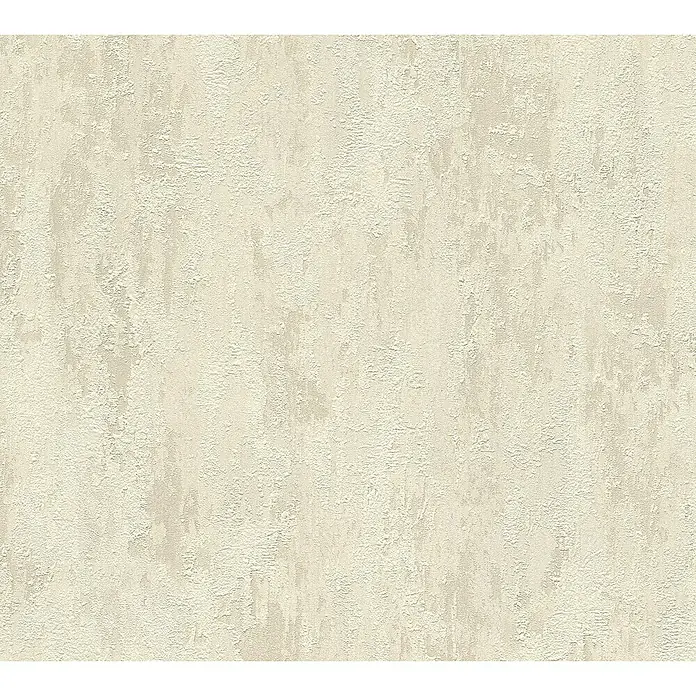 A.S. Création Elements Vliestapete Patina - Beige/Creme, Metalloptik, 10,05 x 0,53 m - Elegante, strukturierte Tapete in einem sanften Beigeton. Die ungleichmäßige Oberfläche verleiht jedem Raum eine warme, einladende Atmosphäre.