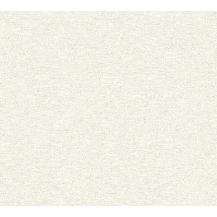 A.S. Création New Life Vliestapete mit feiner Struktur - Creme, Uni, 10,05 x 0,53 m - Feine, cremefarbene Leinwandtextur. Ideal für Hintergründe, Texturen und Designelemente, die einen subtilen, natürlichen Look erfordern.