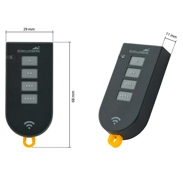 Schellenberg Funkhandsender Smart DriveAnzahl Kanäle: 4, 868,4 MHz Unknown