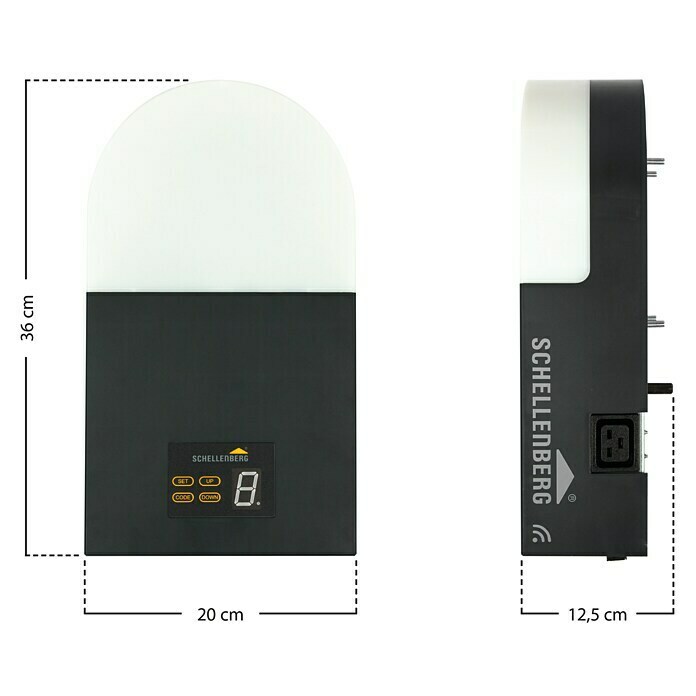 Schellenberg Garagentorantrieb Smart Drive LTorfläche: Max. 10 m², Zugkraft: Max. 600 N Unknown