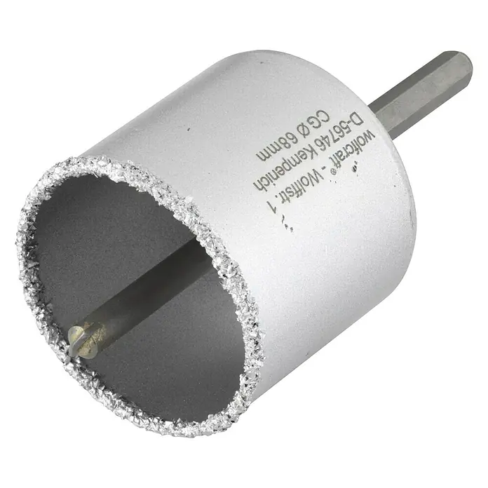Wolfcraft Hohlbohrkrone - Arbeitsdurchmesser: 68 mm - Wolfcraft Lochsäge mit Durchmesser 68mm für präzise Bohrungen in verschiedenen Materialien. Ideal für Handwerker und Heimwerker.