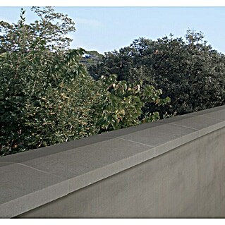 Mauerabdeckplatte Satteldach (Grau/Anthrazit, 50 x 30 cm, Beton)