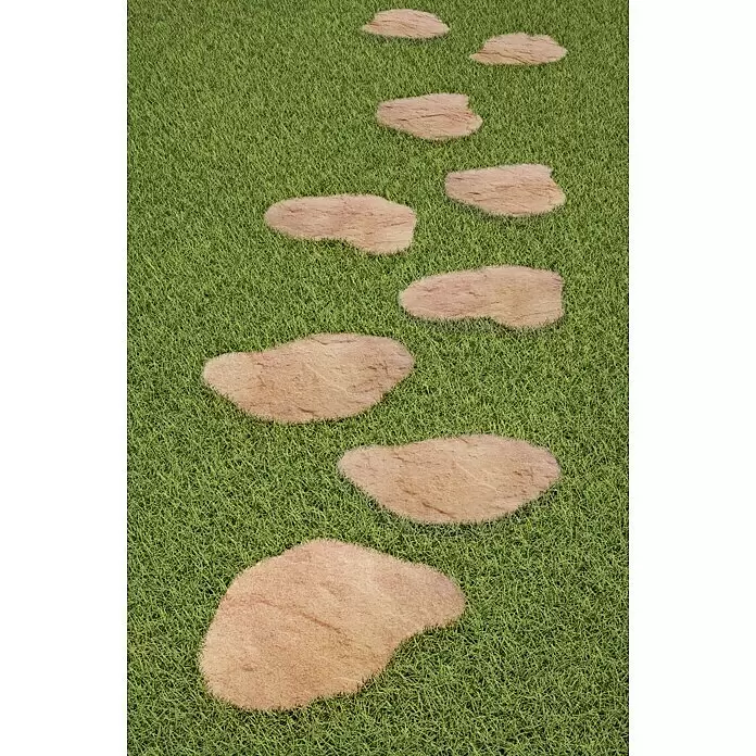 Trittstein Send - 36 x 48 x 3,5 cm, Bronze, Beton - Stimmungsaufnahme