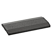 Mauerabdeckplatte Pyramidal (L x B: 50 x 25 cm, Anthrazit, Beton)