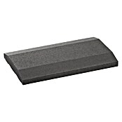 Mauerabdeckplatte Pyramidal (L x B: 50 x 30 cm, Anthrazit, Beton)