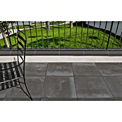 Mauerabdeckplatte Pyramidal (L x B: 50 x 30 cm, Anthrazit, Beton)