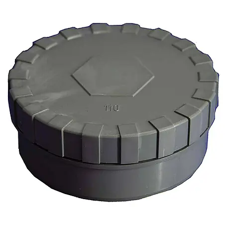 Tecnoagua  Tapón PVC final con registro