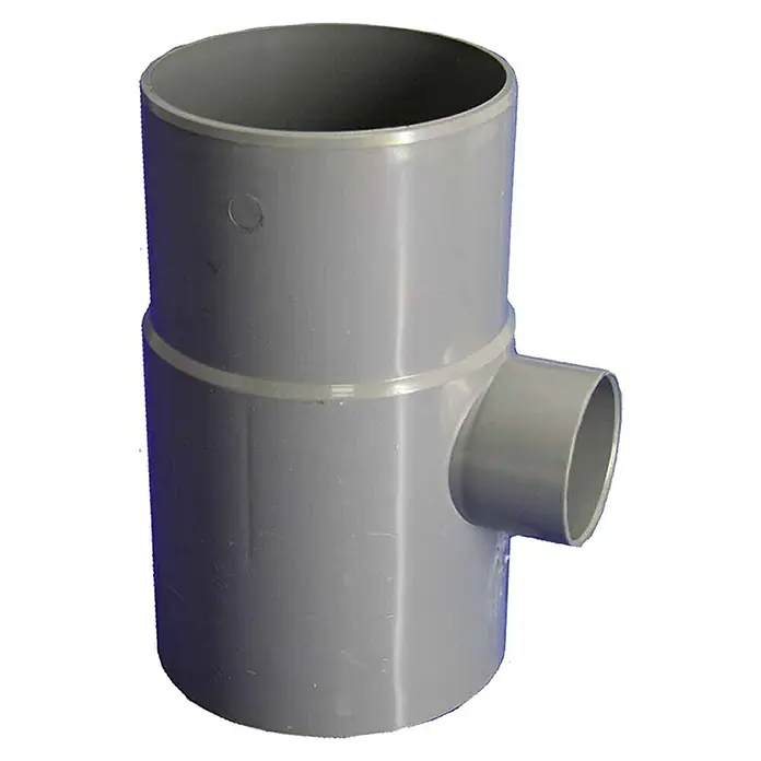 Tecnoagua Pieza T reducida M-H - Diámetro: 50 mm - Conexión en T de PVC gris para sistemas de fontanería y desagüe. Construcción duradera que garantiza conexiones fiables y un rendimiento a largo plazo.