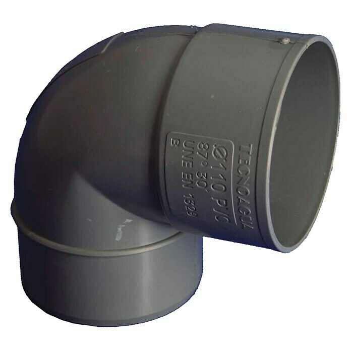 Bote Sifónico PVC Ø110 MM. con tapa y embellecedor inox ciego