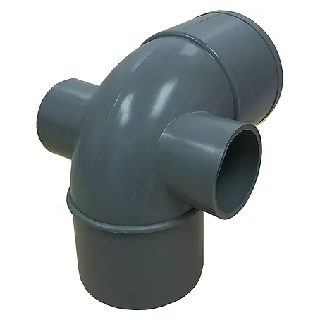 Tecnoagua  Codo de tubo M-H con 2 injertos