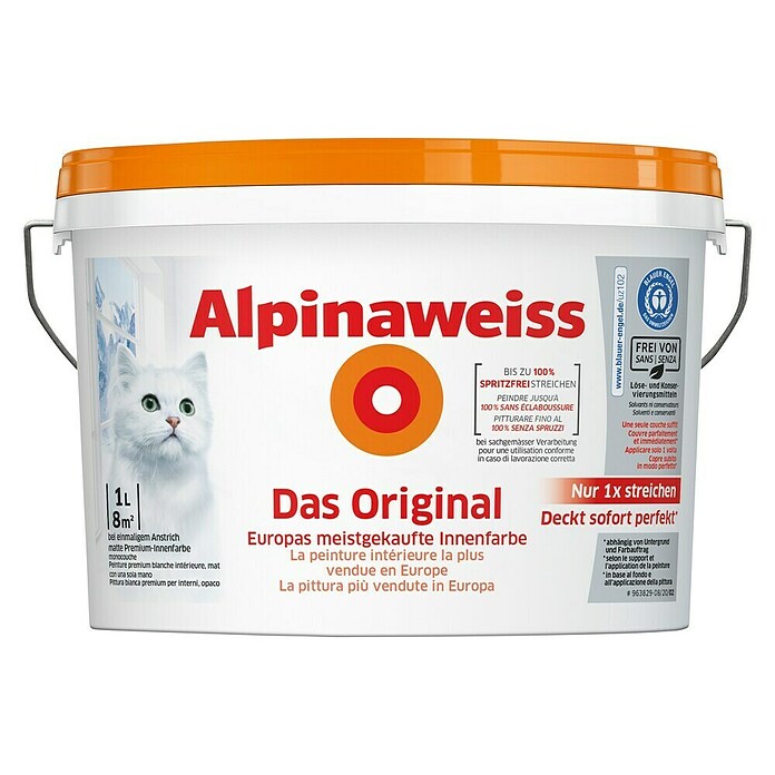 Alpinaweiss Disperisonsfarbe Das Original