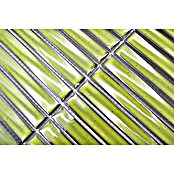 Mozaik pločica Stäbchen CG CS 16  (29,6 x 29,9 cm, Svijetlozelene boje, Sjaj) | BAUHAUS