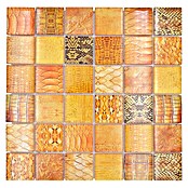 Mosaikfliese Crystal Wildlife XCM WL48 (29,8 x 29,8 cm, Orange, Glänzend) | BAUHAUS