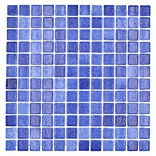 Mozaïektegel vierkant Eco Niebla VP508PAT (31,6 x 31,6 cm, Navy-blauw, Mat)