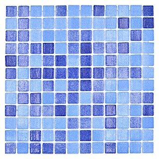 Mozaïektegel vierkant Eco Niebla Mix VP1158PAT (31,6 x 31,6 cm, Mix blauw, Mat)