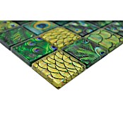 Mosaikfliese Crystal Wildlife XCM WL88 (29,8 x 29,8 cm, Grün, Glänzend) | BAUHAUS