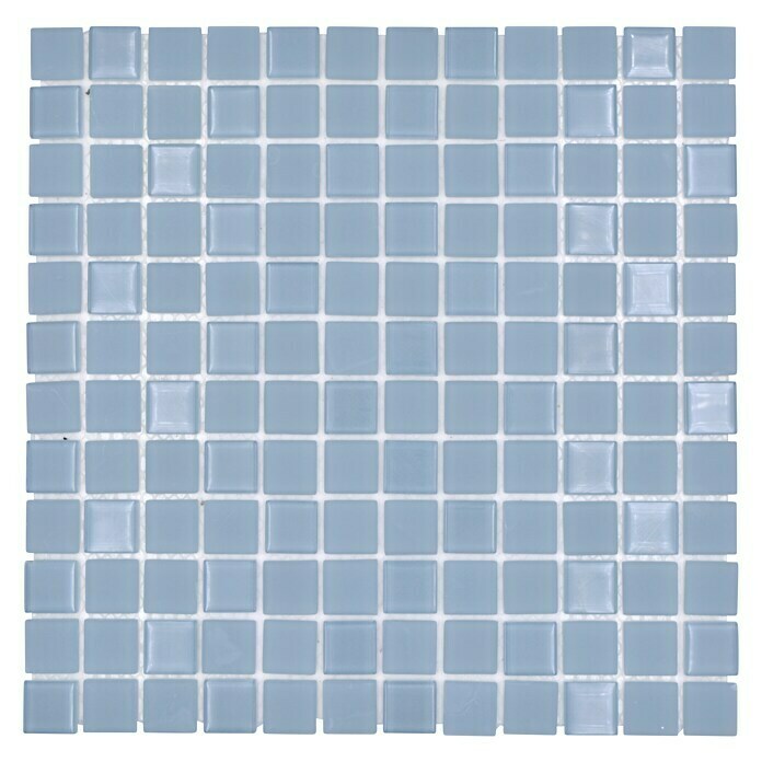 Selbstklebemosaik Quadrat Crystal Mix SAM 4CM1830 x 30 cm, Glas, Grau View From Above