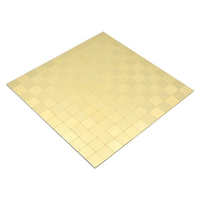 Selbstklebemosaik SAM 4GO2530,5 x 30,5 cm, Aluminium, Gold Diagonal View