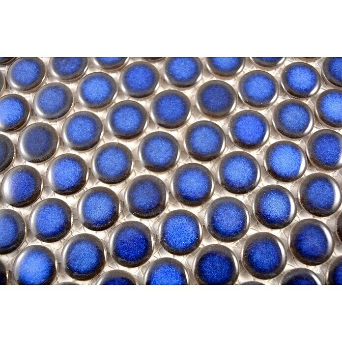 Mozaik pločica Knopf Uni 451N  (30,5 x 32 cm, Plave boje, Sjaj) | BAUHAUS