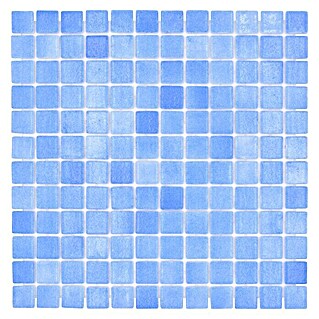 Mozaïektegel vierkant Eco Niebla VP110PAT (31,6 x 31,6 cm, Mix lichtblauw, Mat)