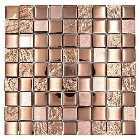 Mosaikfliese Quadrat Crystal XCM 32BR1