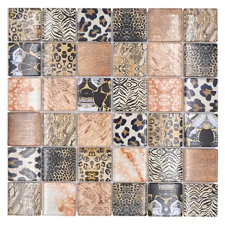 Mosaikfliese Crystal Wildlife XCM WL68
