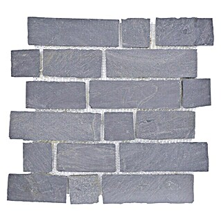 Mozaïektegel brick XMS 547N (30,5 x 30,5 cm, Zwart, Mat)