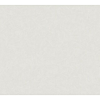 AS Creation New Life Vliestapete mit leichter Schattierung (Weiß/Creme, Uni, 10,05 x 0,53 m)